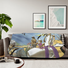 Load image into Gallery viewer, Bleach Ichigo Kurosaki, Orihime Inoue, Yasutora Sado Sherpa Blanket
