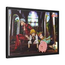 Load image into Gallery viewer, The Seven Deadly Sins Canvas Framed Art Print
