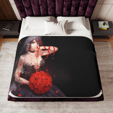 Load image into Gallery viewer, Anime Kill La Kill Sherpa Blanket
