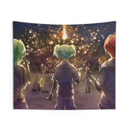 Assassination Classroom Karma Akabane, Nagisa Shiota, Kaede Kayano, Rio Nakamura Indoor Wall Tapestry
