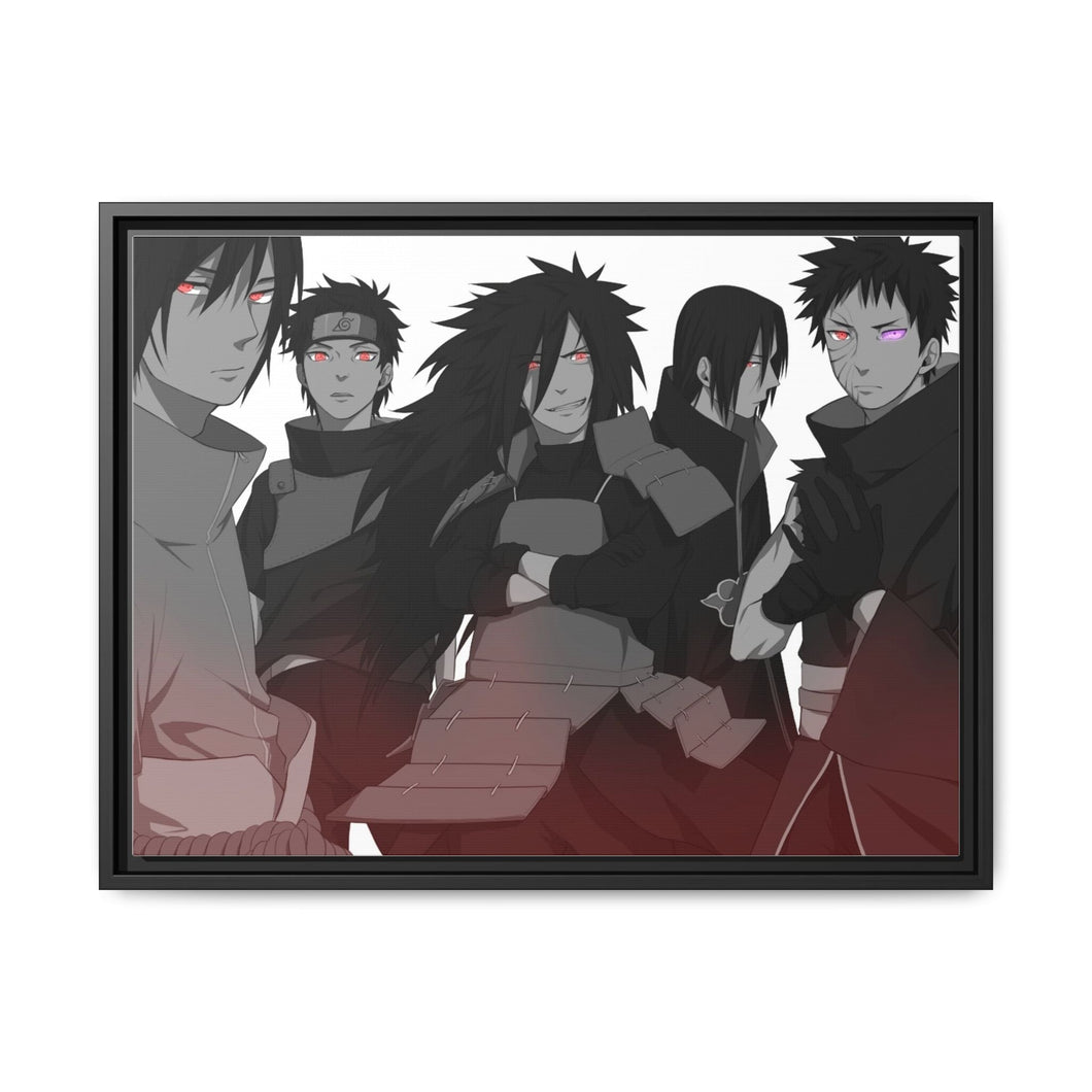 Uchiha Clan Canvas Framed Art Print