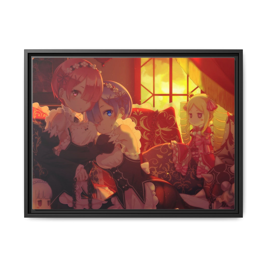 Anime Re:ZERO -Starting Life in Another World- Canvas Framed Art Print
