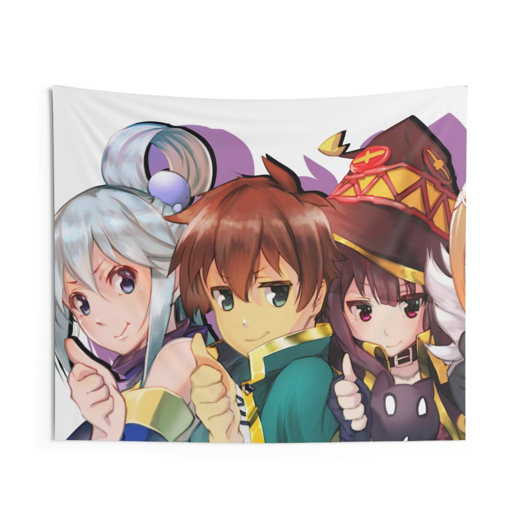 KonoSuba - God’s blessing on this wonderful world!! Indoor Wall Tapestry