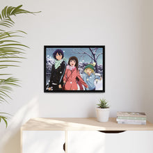 Load image into Gallery viewer, Noragami Yato, Yukine, Hiyori Iki, Noragami Canvas Framed Art Print
