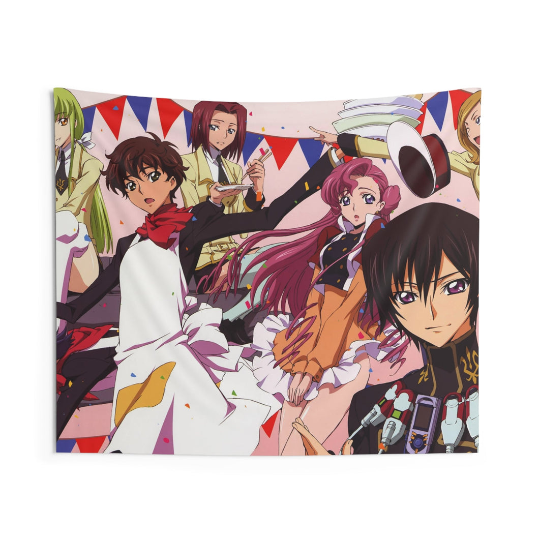 Code Geass Lelouch Lamperouge, Suzaku Kururugi Indoor Wall Tapestry