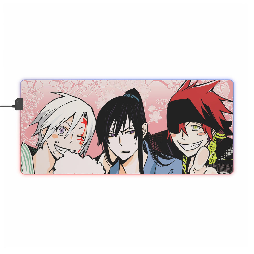 D.Gray-man Allen Walker, Lavi RGB LED Mouse Pad (Desk Mat)