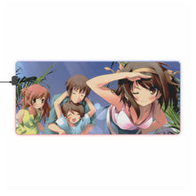 Load image into Gallery viewer, The Melancholy Of Haruhi Suzumiya RGB LED Mouse Pad (Desk Mat)
