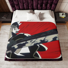 Load image into Gallery viewer, Black Clover Asta Sherpa Blanket
