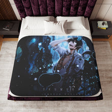 Load image into Gallery viewer, Blue Exorcist Rin Okumura Sherpa Blanket
