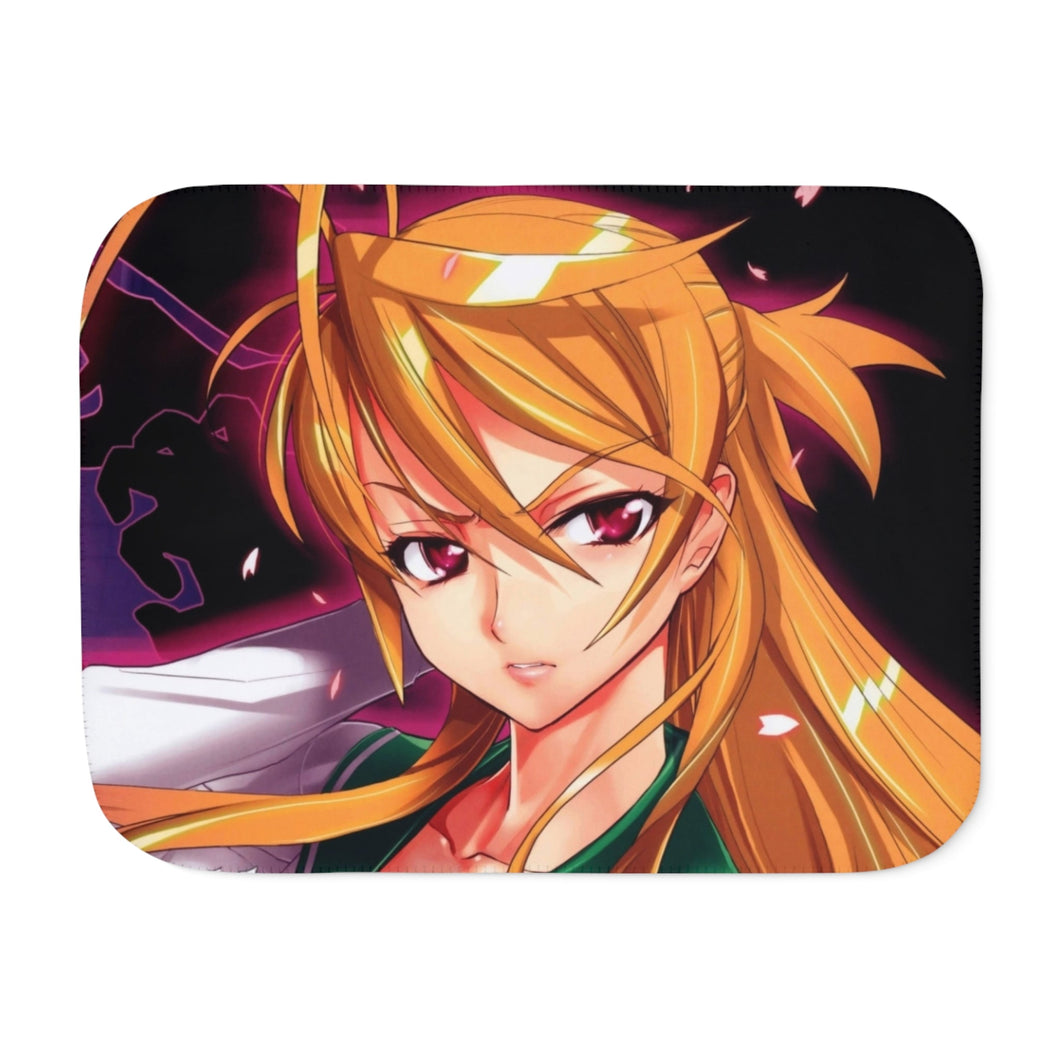 Anime Highschool Of The Dead Sherpa Blanket