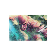 Colossal Titan Vs Eren Yeager Rug