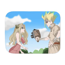 Load image into Gallery viewer, Anime Dr. Stone Sherpa Blanket
