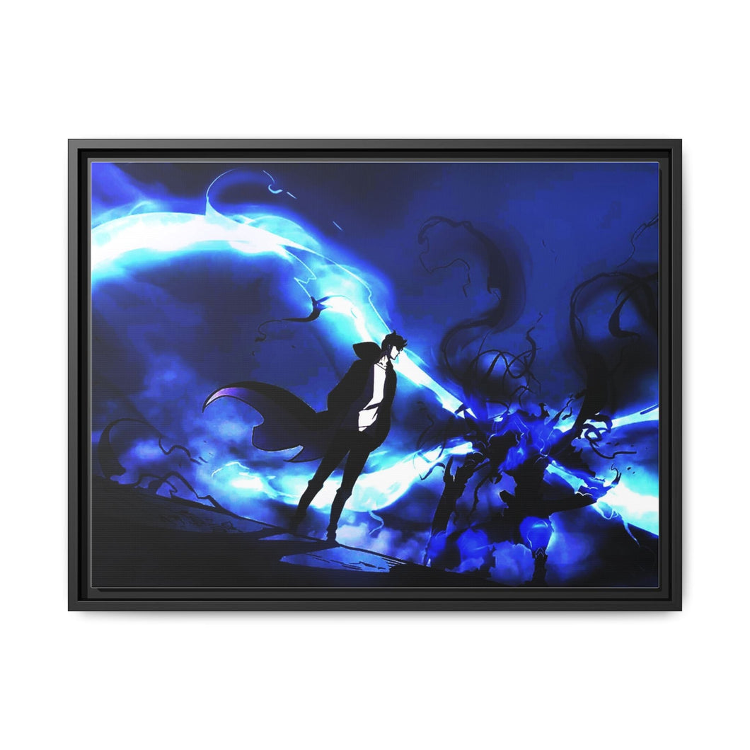 Anime Solo Leveling Canvas Framed Art Print