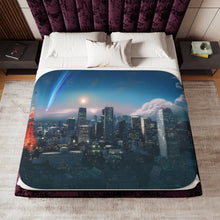 Load image into Gallery viewer, Your Name. Sherpa Blanket
