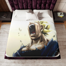 Load image into Gallery viewer, Vegeta Sherpa Blanket

