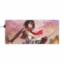 Load image into Gallery viewer, Anime Attack On Titan RGB LED Mouse Pad (Desk Mat)
