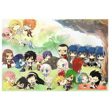 Load image into Gallery viewer, Fairy Tail Natsu Dragneel, Erza Scarlet, Lucy Heartfilia, Happy, Wendy Marvell Jigsaw Puzzle
