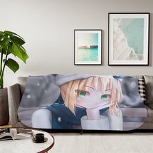 Load image into Gallery viewer, Anime Fate/Stay Night Sherpa Blanket
