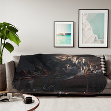 Load image into Gallery viewer, Osamu Dazai &amp; Chūya Nakahara Sherpa Blanket
