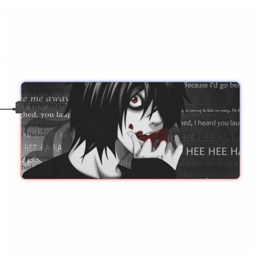 Anime Death Note RGB LED Mouse Pad (Desk Mat)