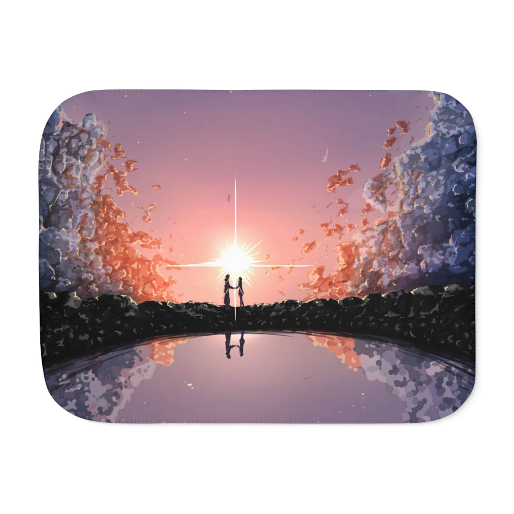 Anime Your Name. Sherpa Blanket