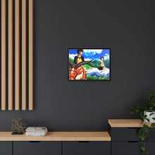 Load image into Gallery viewer, Anime Princess Mononoke Canvas Framed Art Print
