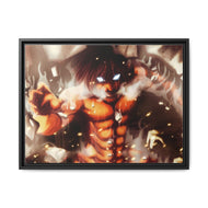 Eren Yeager (titan) Canvas Framed Art Print
