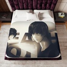 Load image into Gallery viewer, Light Yagami and L (Death Note) Sherpa Blanket
