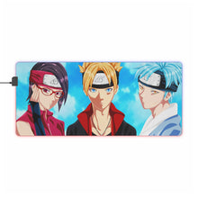 Load image into Gallery viewer, Sarada Uchiha Boruto Uzumaki RGB LED Mouse Pad (Desk Mat)
