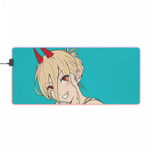 Load image into Gallery viewer, Chainsaw Man RGB LED Mouse Pad (Desk Mat)
