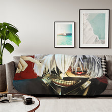 Load image into Gallery viewer, Tokyo Ghoul Ken Kaneki Sherpa Blanket
