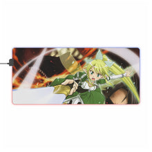 Load image into Gallery viewer, Kirito and Leafa RGB LED Mouse Pad (Desk Mat)
