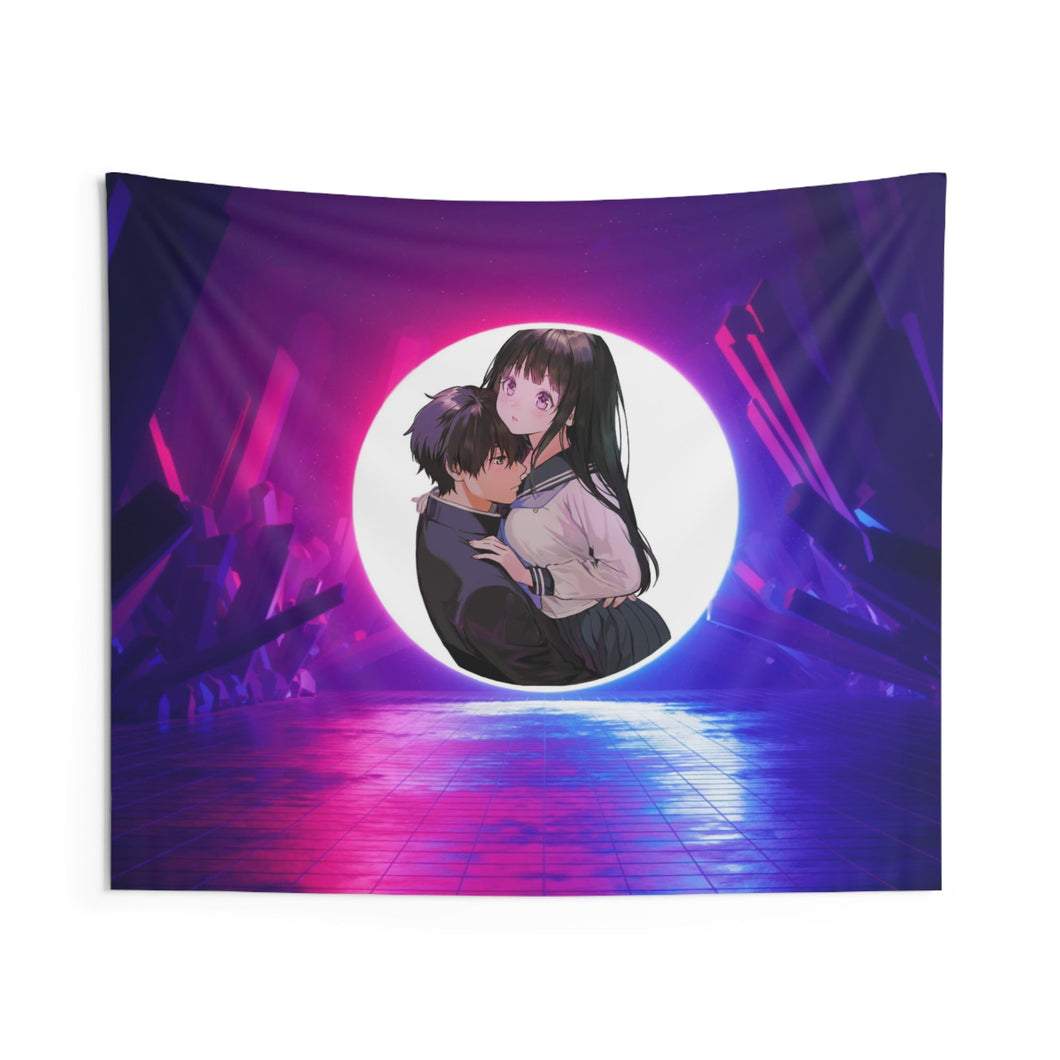 Hotarou x Chitanda Indoor Wall Tapestry