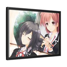 Load image into Gallery viewer, My Teen Romantic Comedy SNAFU Yukino Yukinoshita, Yui Yuigahama Canvas Framed Art Print
