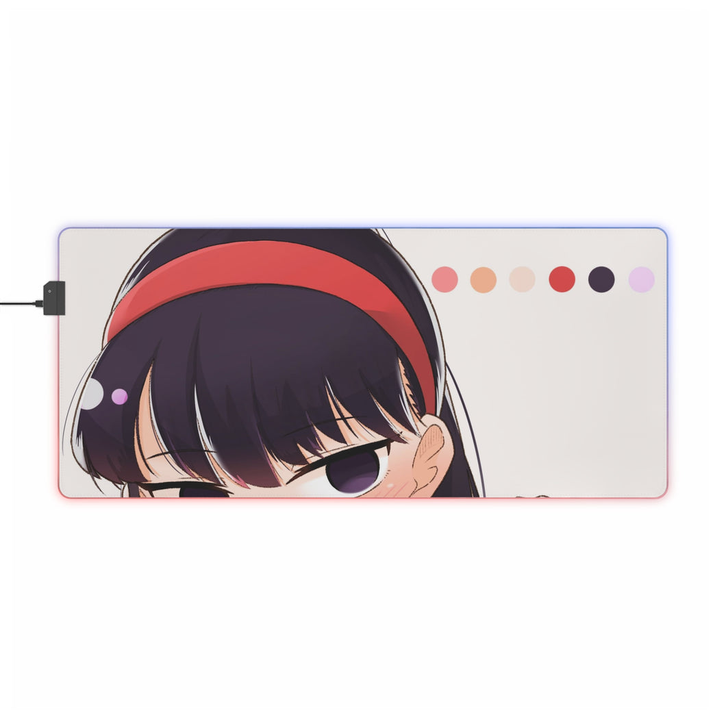Komi Can't Communicate Komi Shouko RGB LED Mouse Pad (Desk Mat)