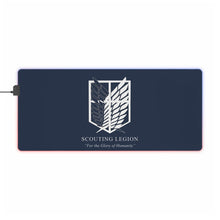 Load image into Gallery viewer, Anime Attack On Titan RGB LED Mouse Pad (Desk Mat)
