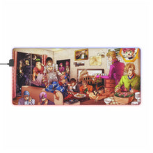 Load image into Gallery viewer, Diavolo, Giorno Giovanna, Trish Una, Guido Mista, Narancia Ghirga, Leone Abbacchio and Vinegar Doppio RGB LED Mouse Pad (Desk Mat)
