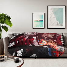 Load image into Gallery viewer, Black Clover Asta Sherpa Blanket
