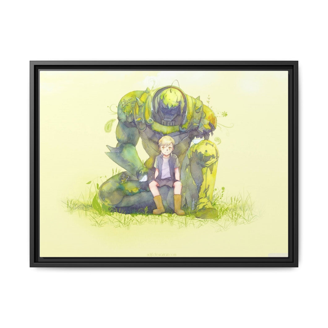 Anime FullMetal Alchemist Canvas Framed Art Print
