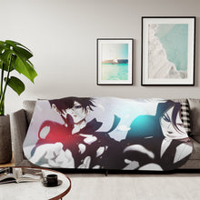 Load image into Gallery viewer, Black Butler Sherpa Blanket
