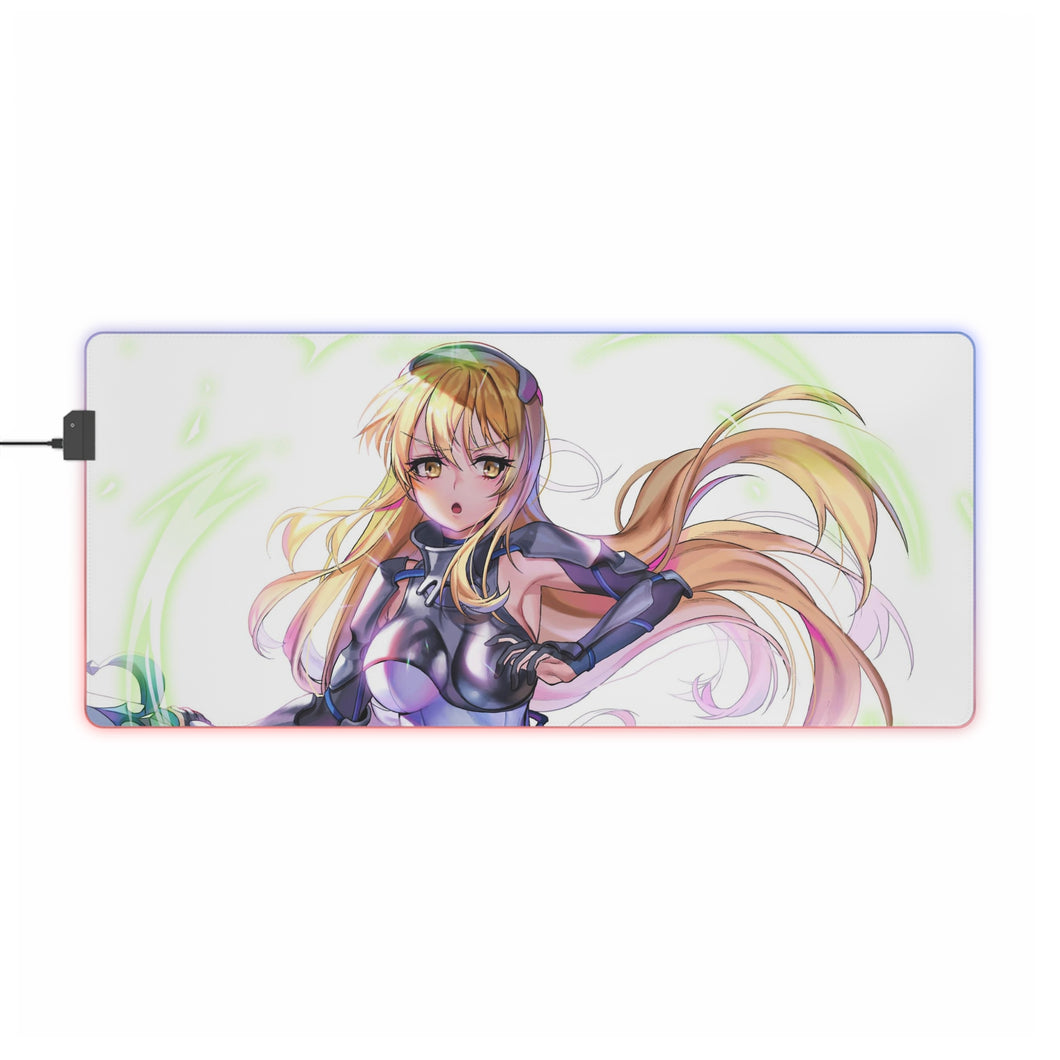 Is It Wrong to Try to Pick Up Girls in a Dungeon? RGB LED Mouse Pad (Desk Mat)