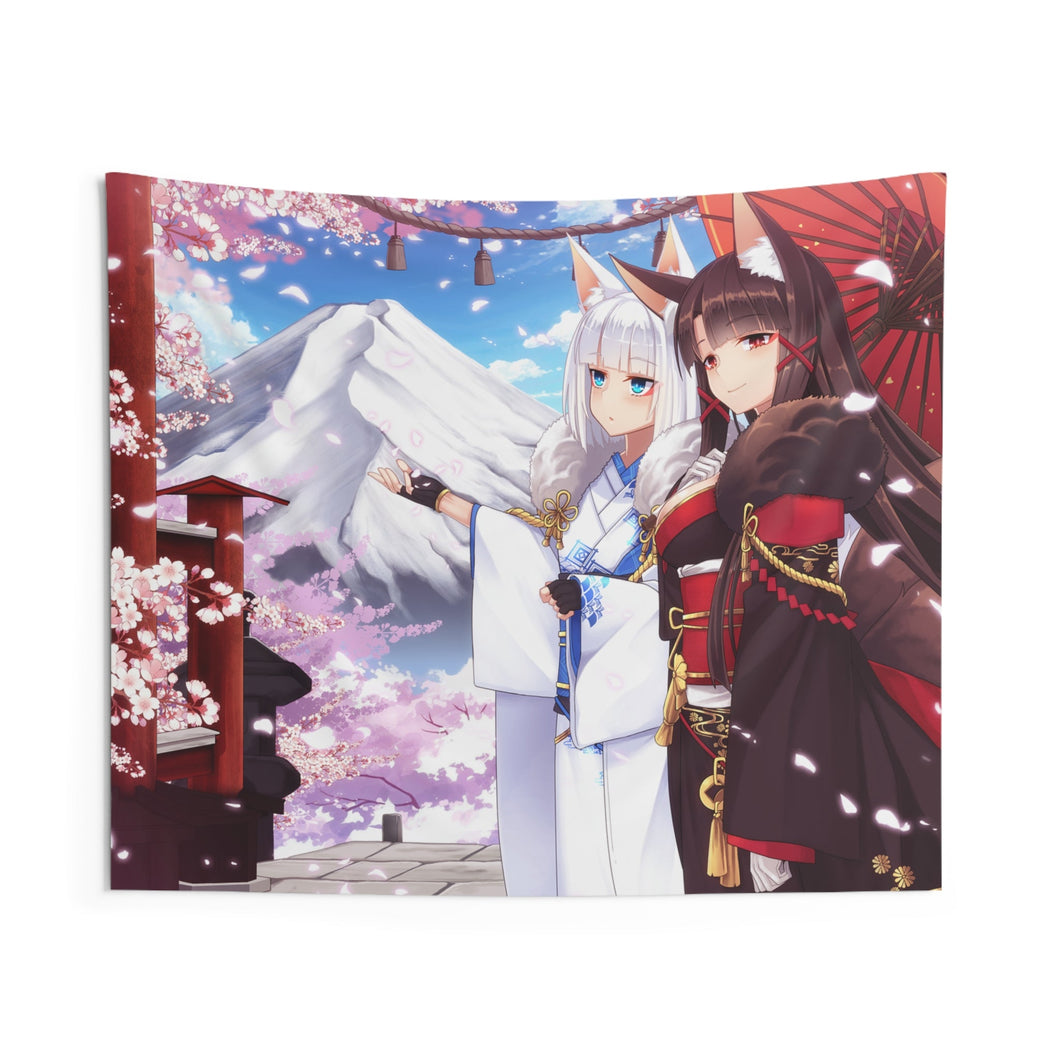 Azur Lane Akagi, Kaga Indoor Wall Tapestry