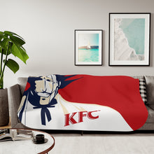Load image into Gallery viewer, Kenpachi Fried Chicken Sherpa Blanket
