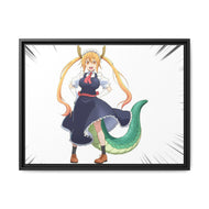 Anime Miss Kobayashi's Dragon Maid Canvas Framed Art Print