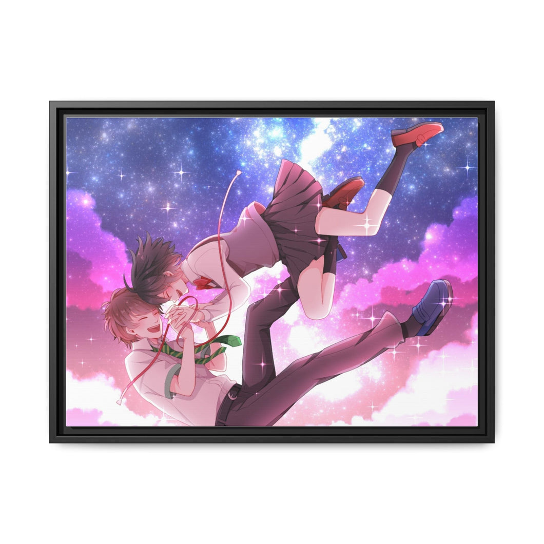 Anime Your Name. Canvas Framed Art Print