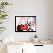 Load image into Gallery viewer, Nao Tomori holding a camera Canvas Framed Art Print
