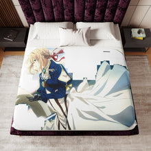 Load image into Gallery viewer, Violet Evergarden Sherpa Blanket
