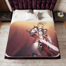 Load image into Gallery viewer, Fate/Apocrypha Saber Sherpa Blanket
