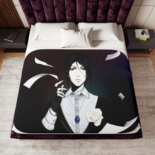 Load image into Gallery viewer, Anime Black Butler Sherpa Blanket
