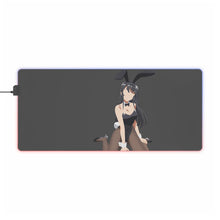 Load image into Gallery viewer, Sakurajima Mai - Bunny Girl Senpai RGB LED Mouse Pad (Desk Mat)
